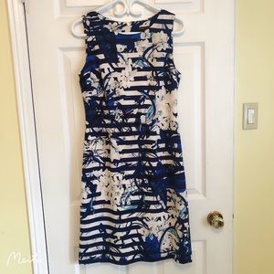 Ivanka Trump Floral Dress Sleeveless Size 6